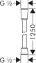 Hansgrohe Isiflex doucheslang 1 2x125cm mat wit 28272700 - Thumbnail 2