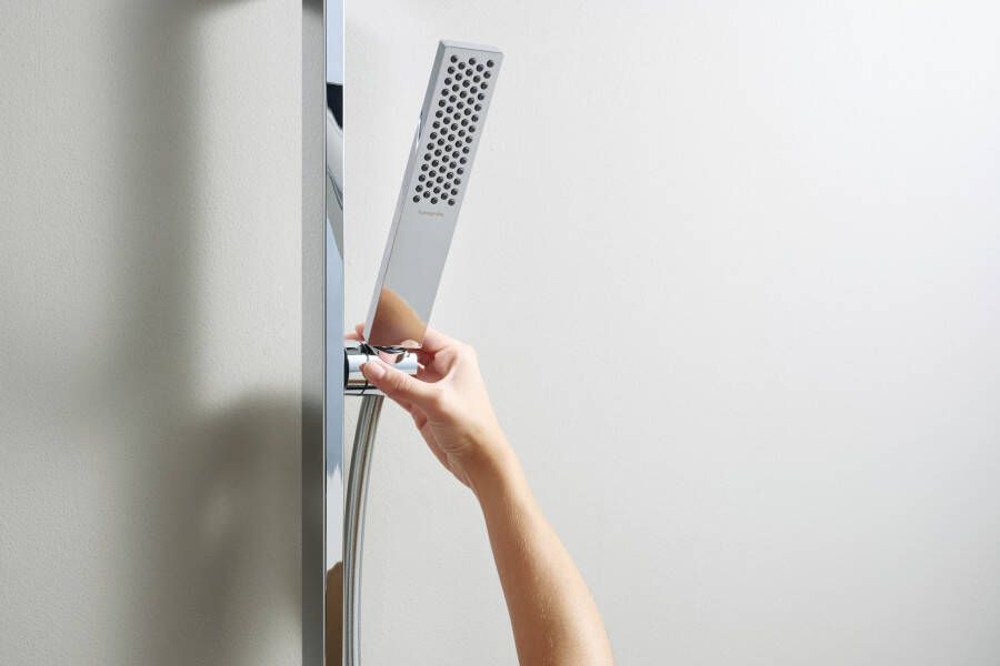 Hansgrohe Pulsify E doucheset 100 1jet EcoSmart+ met glijstang 65 cm chroom