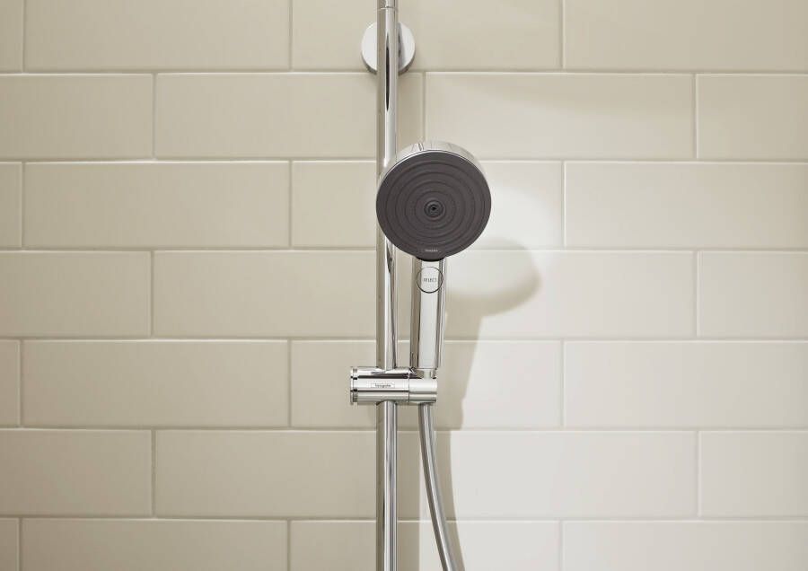 Hansgrohe Pulsify S showerpipe 260 1jet met badthermostaat ShowerTablet Select 400 chroom