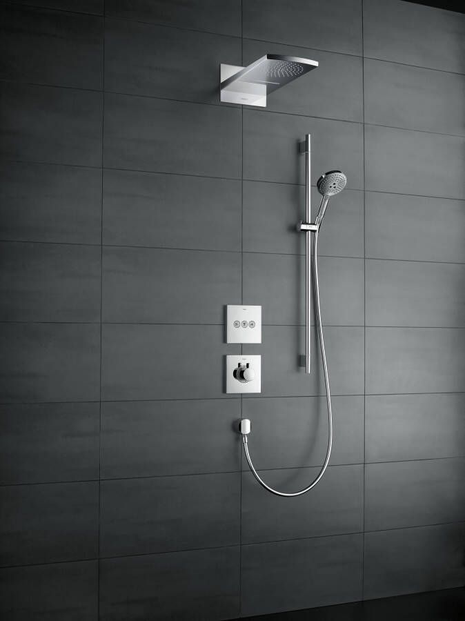 Hansgrohe Raindance Select S doucheset 120 3jet EcoSmart 9 l min met Unica'Comfort glijstang 90 cm chroom