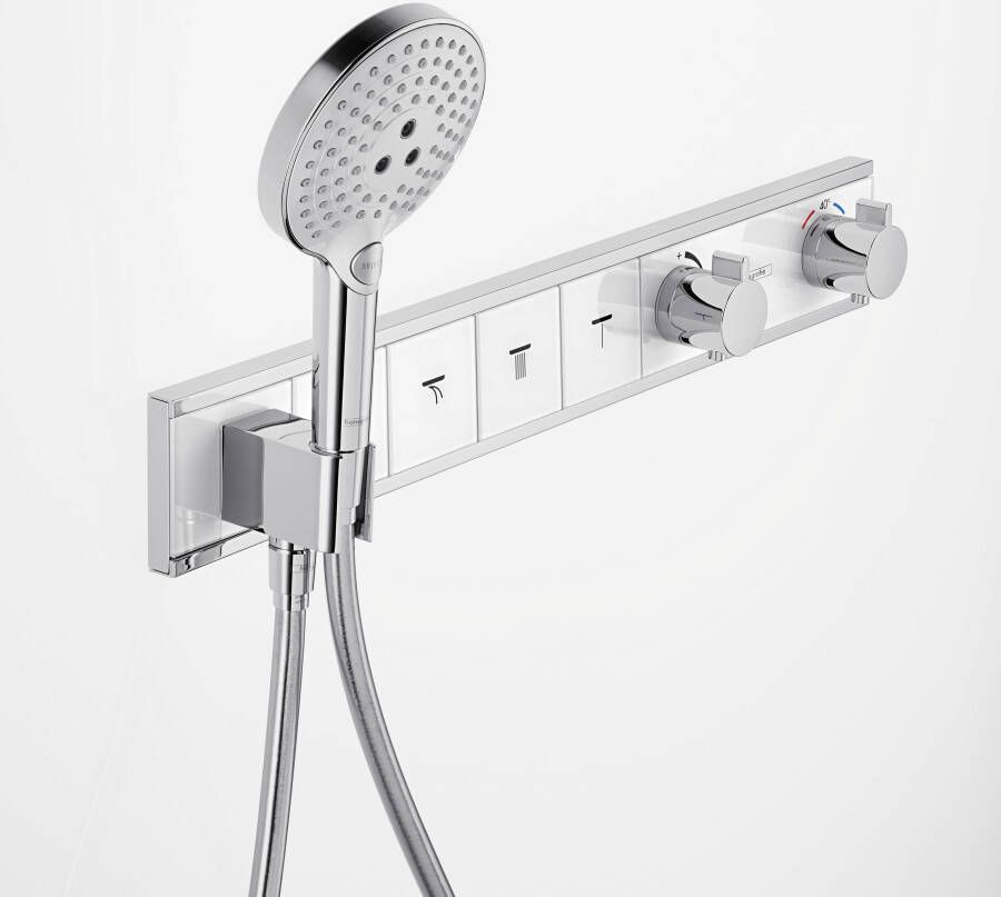 Hansgrohe RainSelect thermostaat afbouwdeel voor 4 functies wit chroom