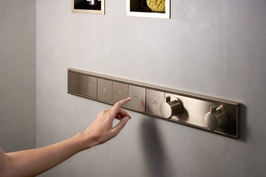 Hansgrohe RainSelect thermostaat inbouw voor 5 functies Brushed Bronze