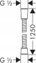 Hansgrohe Sensoflex metalen doucheslang 125 cm chroom - Thumbnail 4