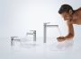 Hansgrohe Wastafelmengkraan Talis E 110 Eengreeps met Push-Open Afvoer Chroom - Thumbnail 4