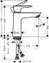 HANS GROHE Hansgrohe Talis E Wastafelmengkraan eengreeps 1-gats CoolStart 110mm zonder afvoergarnituur mat zwart - Thumbnail 2