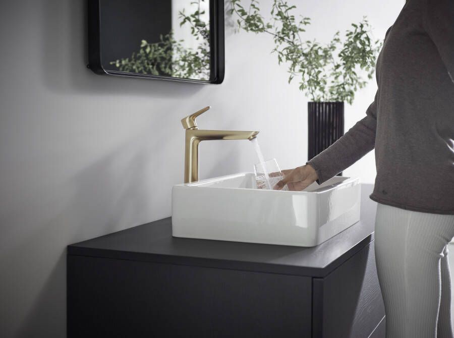 Hansgrohe Talis E ééngreeps wastafelmengkraan 240 zonder afvoer Brushed Bronze