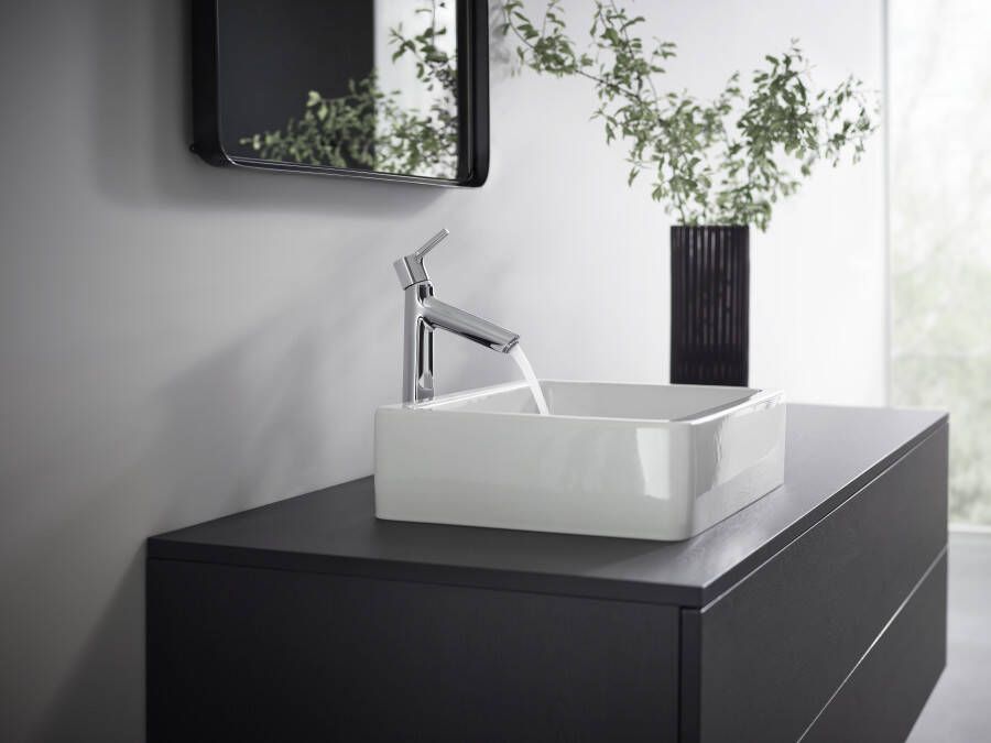 Hansgrohe Talis S ééngreeps wastafelmengkraan 190 met trekwaste chroom