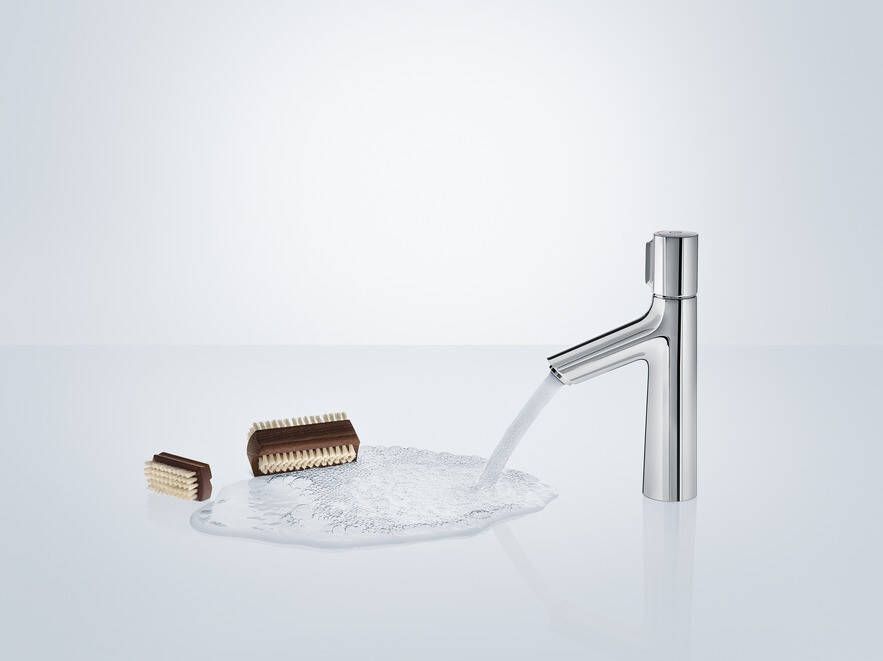 Hansgrohe Talis select s wastafelkraan 100 zonder waste chroom