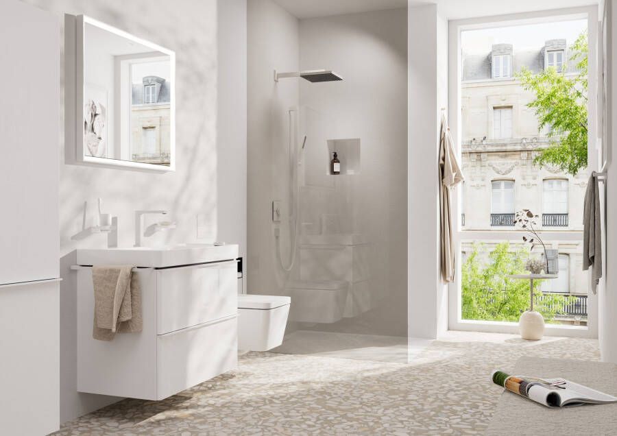 Hansgrohe Tecturis E 2-gats wastafelkraan 150 CoolStart met waste Brushed Bronze