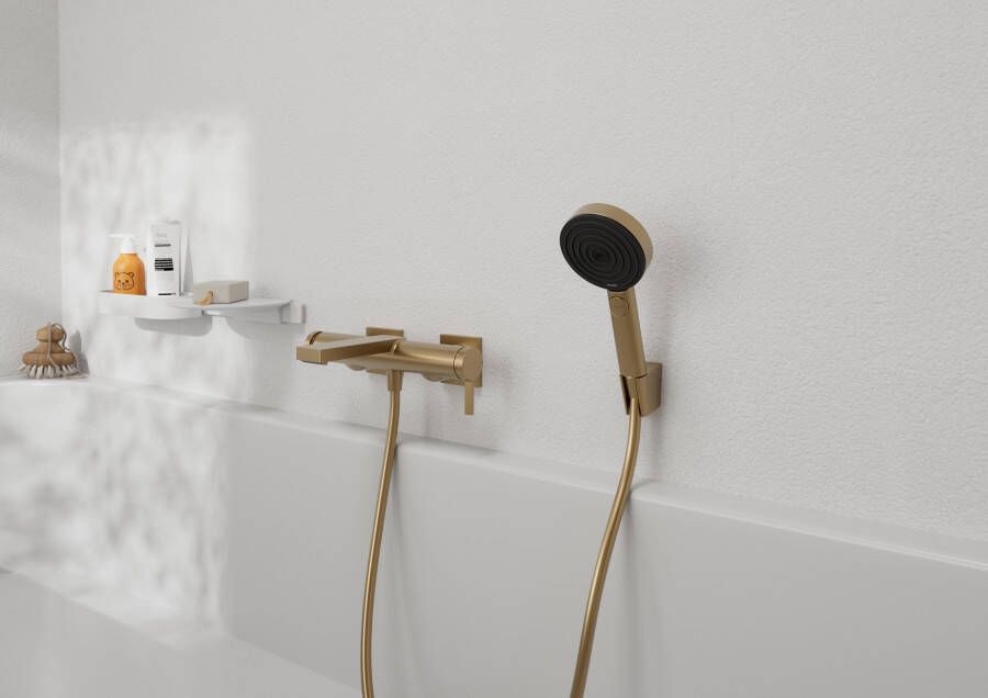 Hansgrohe Tecturis E ééngreeps badmengkraan opbouw Brushed Bronze