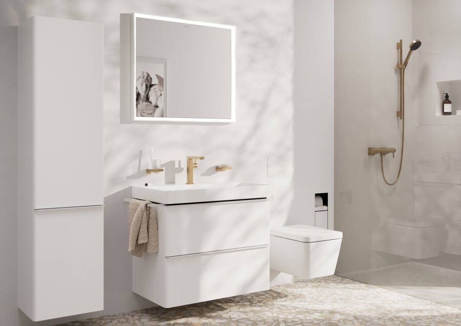 Hansgrohe Tecturis E ééngreeps wastafelkraan 150 Fine CoolStart zonder waste Brushed Bronze