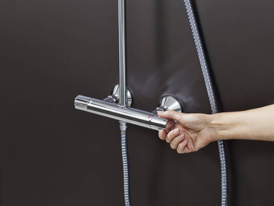 Hansgrohe Vernis Blend Showerpipe 200 1jet met douchethermostaat chroom