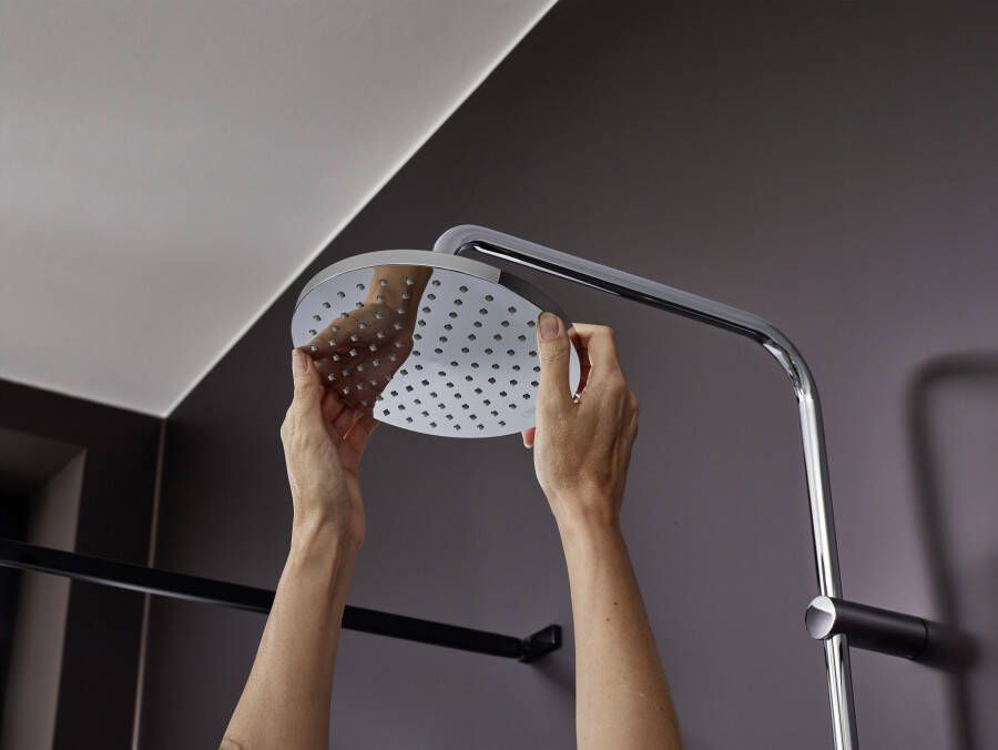 Hansgrohe Vernis Blend Showerpipe met badthermostaat EcoSmart chroom
