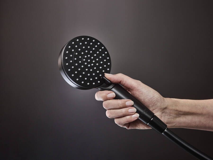 Hansgrohe Vernis Shape Showerpipe 230 1jet met douchethermostaat EcoSmart mat zwart