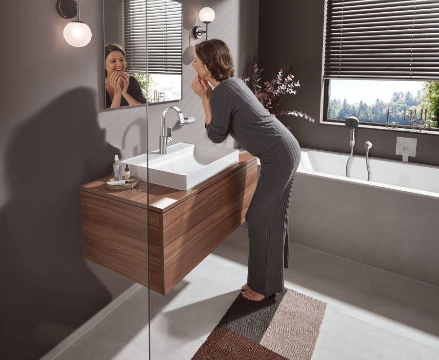 Hansgrohe Vivenis ééngreeps badmengkraan inbouw chroom