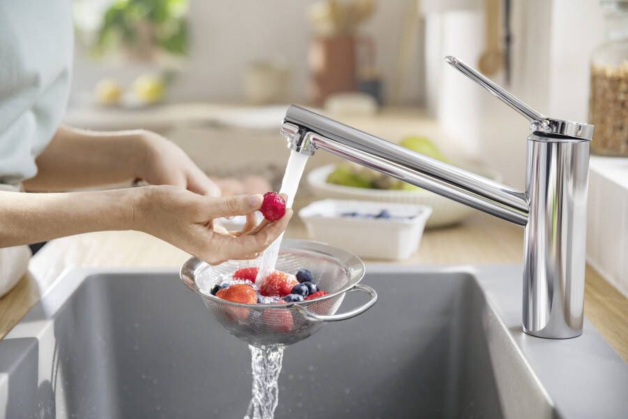 Hansgrohe Zesis M33 ééngreeps keukenmengkraan 150 CoolStart EcoSmart 1jet chroom