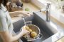Hansgrohe Zesis M33 ééngreeps keukenkraan 160 met metalen uittrekbare vuistdouche 2jet sBox chroom - Thumbnail 3