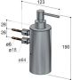 Hotbath Archie ARA09 zeepdispenser wandmodel RVS 316 Geborsteld Gunmetal PVD - Thumbnail 2