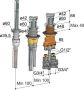 Douche Concurrent Badkraan Hotbath Chap Inbouw Thermostatisch Rond Geborsteld Nikkel 2 Greeps met Handdouche - Thumbnail 6
