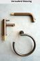 Hotbath Cobber CB010AB inbouw stopkraan verouderd messing - Thumbnail 2