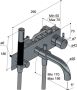 Hotbath Cobber afbouwdeel inbouw douche- badmengkraan met automatische omstelinrichting doucheslang en handdouche geborsteld messing PVD - Thumbnail 5