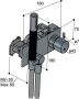 Hotbath Cobber afbouwdeel voor inbouwthermostaat met 3 pushbuttons geschikt voor verticale plaatsing geborsteld messing PVD - Thumbnail 15