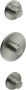 Hotbath Cobber IBS20 Regendoucheset inbouw 35cm wandarm 30cm ronde hoofddouche staafhanddouche glijstang nikkel geborsteld IBS20GN57 - Thumbnail 3