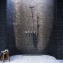 Hotbath Cobber IBS70 inbouw doucheset met 2 stopkranen met ronde handdouche m106 en glijstang Verouderd ijzer - Thumbnail 2