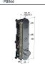 Hotbath Cobber afbouwdeel voor inbouwthermostaat met 2 pushbuttons geschikt voor verticale plaatsing geborsteld messing PVD - Thumbnail 8