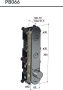 Hotbath Cobber afbouwdeel voor inbouwthermostaat met 2 pushbuttons geschikt voor verticale plaatsing geborsteld messing PVD - Thumbnail 9