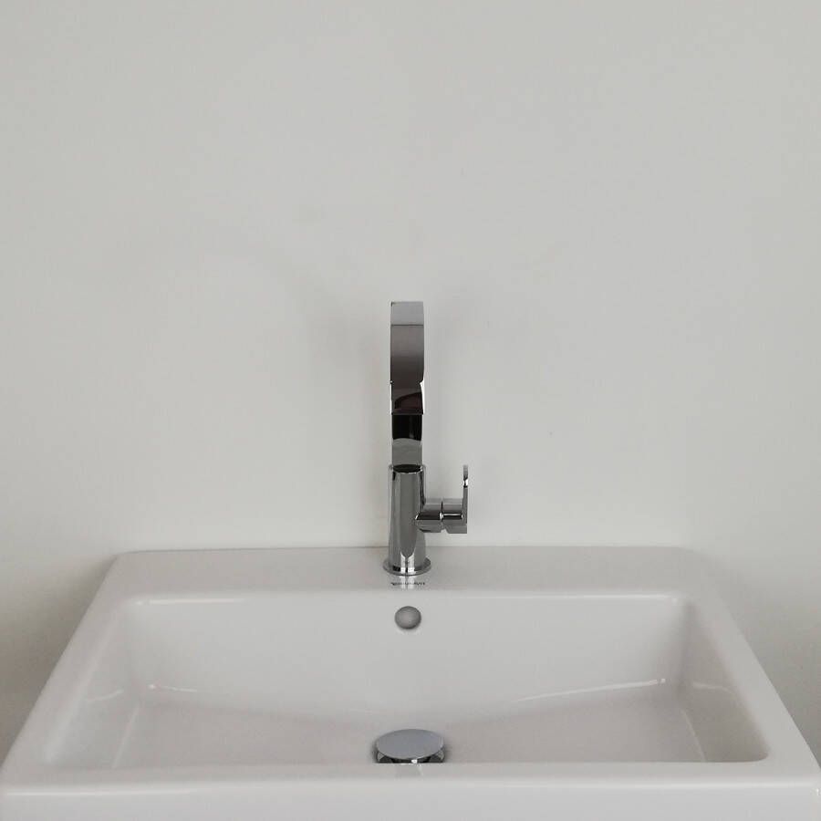 Hotbath Friendo F004C wastafelmengkraan hoog model met draaibare cascade uitloop zonder waste chroom