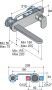 Hotbath Friendo inbouw wastafelmengkraan met inbouwdeel cascade uitloop kantelbare perlator en omstel geborsteld nikkel F006GN - Thumbnail 5