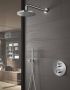 Hotbath Get together IBS1A Regendoucheset inbouw 35cm wandarm 25cm ronde hoofddouche staafhanddouche glijstang chroom IBS1ACR47 - Thumbnail 3