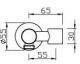 Hotbath Mate M501 wandsteun verstelbaar + uitlaat chroom