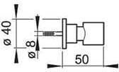 Hotbath Mate M504 wandsteun chroom