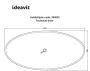 Ideavit Solidellipse vrijstaand solid surface bad Dark Grey 180x88cm - Thumbnail 4
