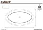 Ideavit Solidharmony vrijstaand solid surface bad 175x100cm - Thumbnail 4