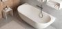 Ideavit SolidNova solid surface muur-gemonteerd bovenkant ligbad 180x80cm - Thumbnail 3