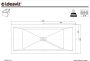 Ideavit Solidvitas vrijstaand solid surface bad mat wit 180x80cm - Thumbnail 4