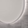 INK SP21 ovale spiegel verzonken in stalen kader met indirecte LED-verlichting verwarming colour-changing en sensorschakelaar 120 x 60 x 4 cm mat wit - Thumbnail 2
