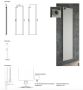 Instamat Volata O designradiator verticaal 171 x 35 cm (H x L) wit - Thumbnail 2