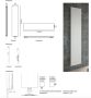 Instamat Volata V designradiator verticaal 171 x 35 cm (H x L) wit - Thumbnail 2
