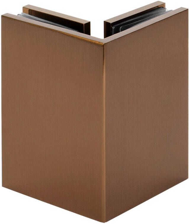 Saniclass Create douchecabine rechthoek 3 delig 100x120cm profielloos met antikalk en 8mm veiligheidsglas geborsteld RVS 4JC10 - Foto 8