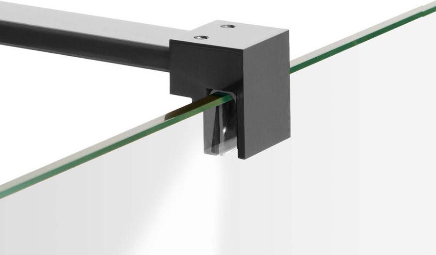 Brauer 4JC15 2-delige nisopstelling inloopwand met nisdeur aaneengeschakeld 120cm (50 70) gunmetal geborsteld