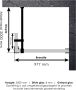 Saniclass Create inloopdouche 100x200cm profielloos met 30cm zijwand met antikalk en 8mm veiligheidsglas koper 4JC2-100 30k - Thumbnail 9