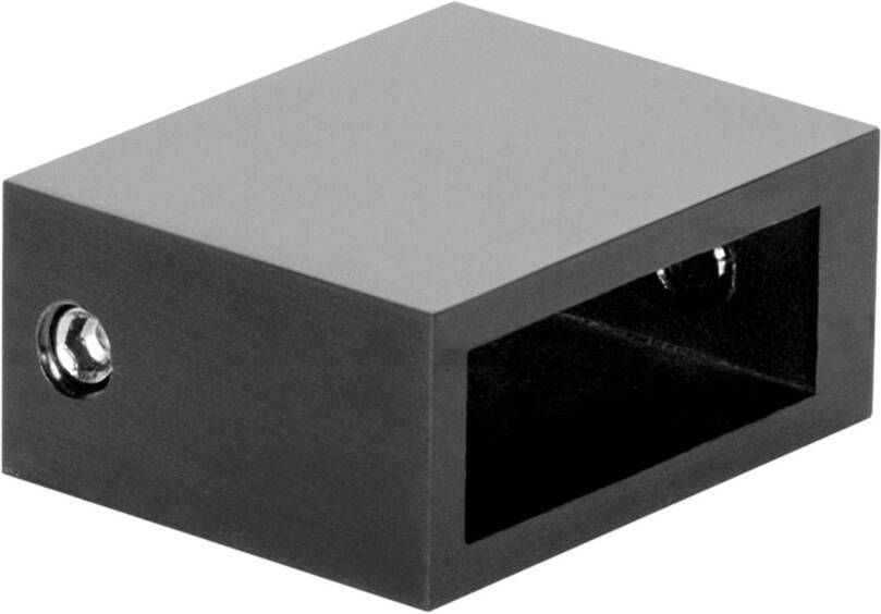 Brauer 4JC2 inloopdouche 140cm met vaste zijwand 30 cm gunmetal geborsteld