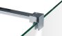 Saniclass Create Inloopdouche reversed 100x200x100cm profielloos met antikalk en 8mm veiligheidsglas Goud geborsteld 4JC4-100x100u - Thumbnail 7