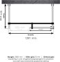 Saniclass Create Inloopdouche XL 180x200x100cm profielloos met antikalk en 8mm veiligheidsglas Goud geborsteld 4JC6 - Thumbnail 9