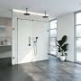 Sanitop Inloopdouche Compleet XL Just Creating Profielloos 80x200 cm Gunmetal - Thumbnail 2