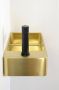 Qisani Vanity 22x40x10cm fontein 1 kraangat met afvoerplug Gold 181027 - Thumbnail 5